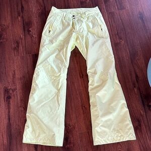 The North Face Pale Yellow Snow Pants